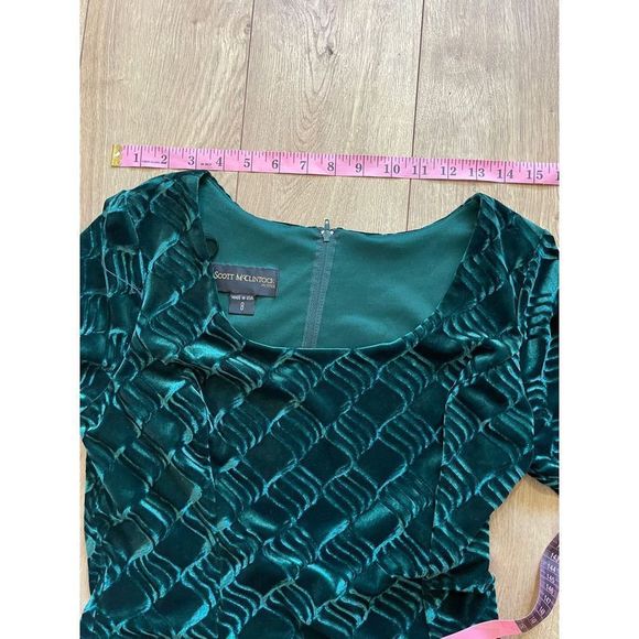 SCOTT MCCLINTOCK velvet vintage dress - Picture 13 of 15